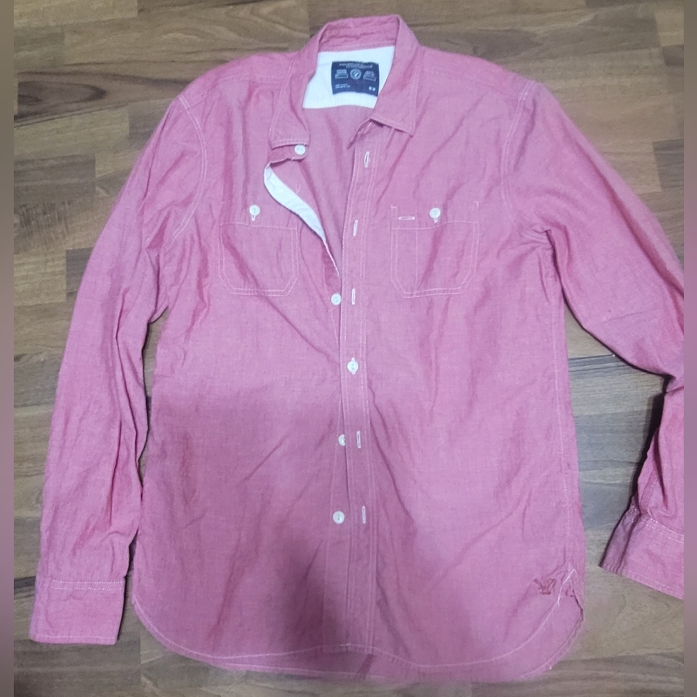 American Eagle‎ long sleeve Athletic Fit medium 100% COTTON